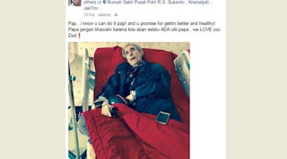 Trend Gosip, Rudy Wowor Terbaring Lemah di Rumah Sakit