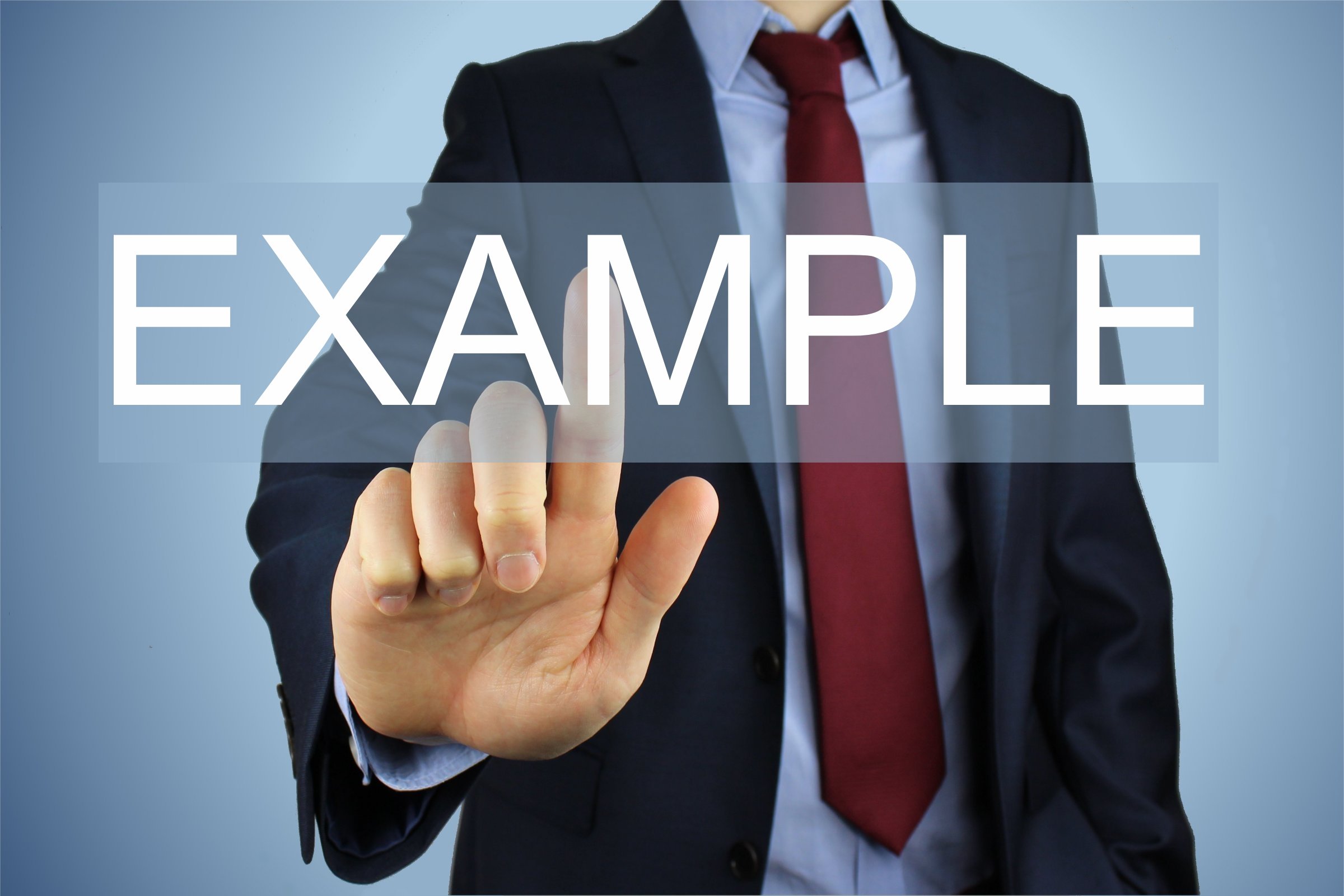 Example - Free of Charge Creative Commons Office worker pointing finger