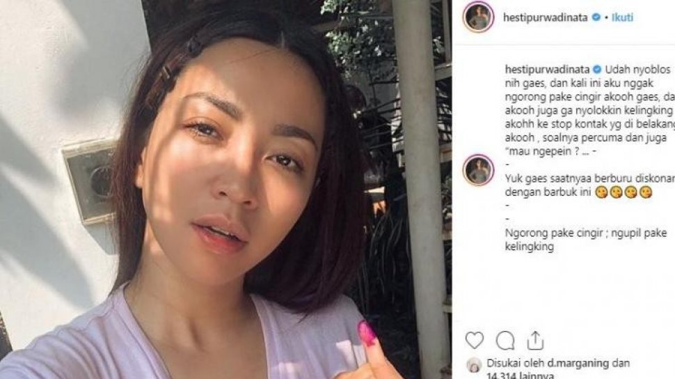 Hesti Purwadinata Ajak Netizen