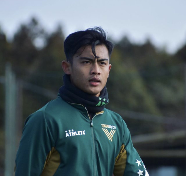 Arhan Pratama di Lapangan Sepak Bola